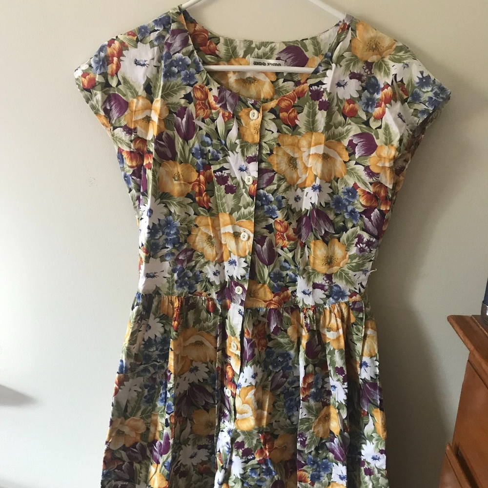 Vintage Floral Dress